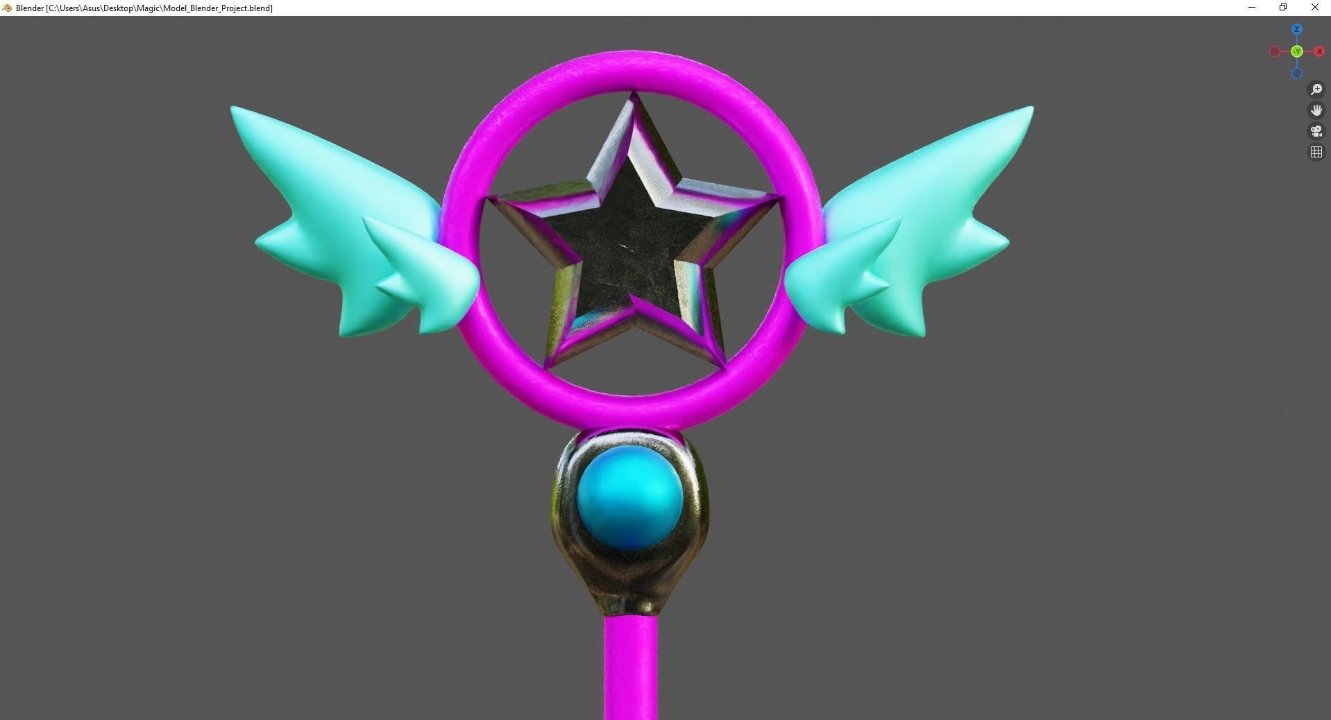Arduino Magic Staff 3D model Magic Staff VR / AR / low-poly | CGTrader