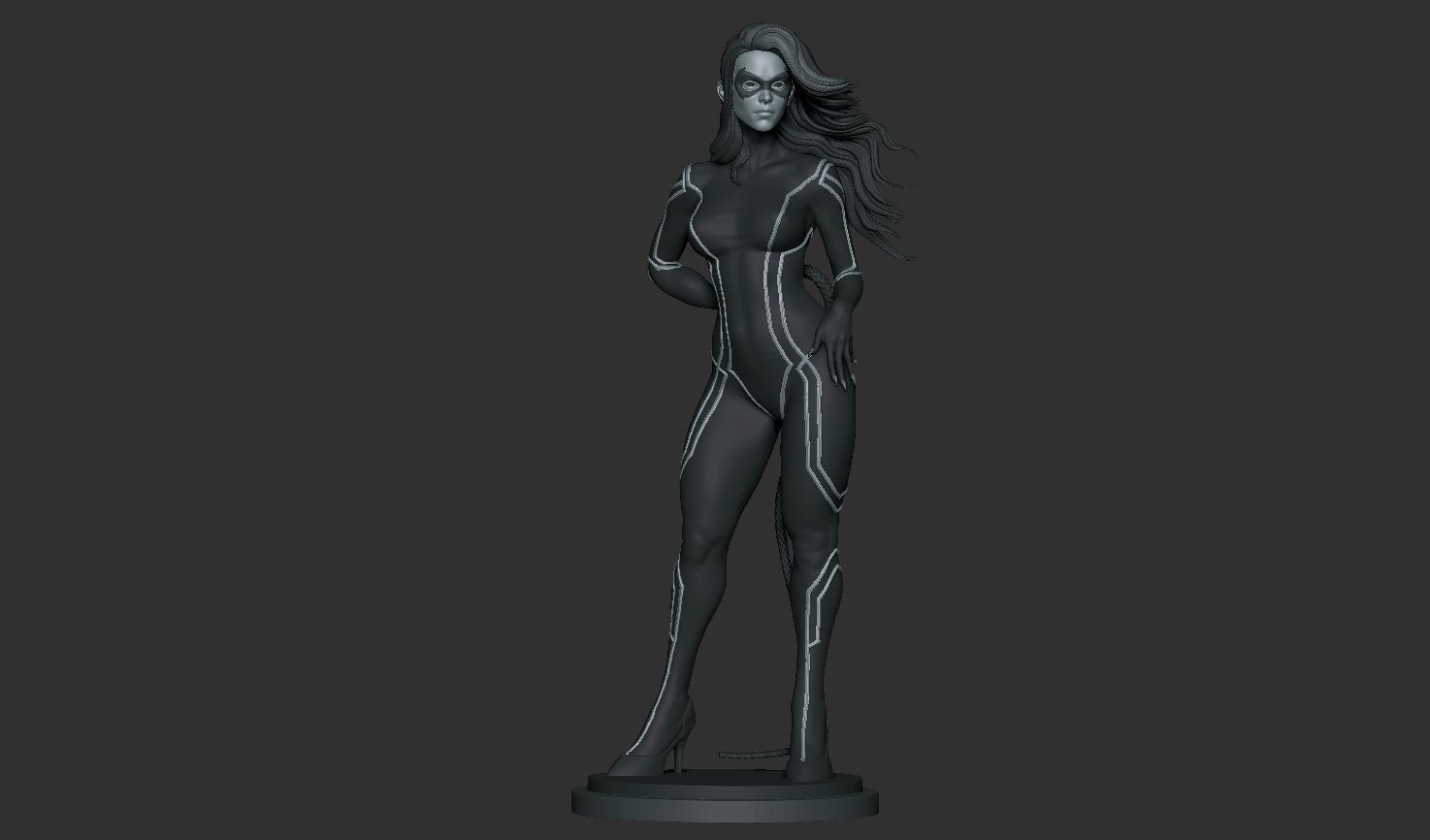 Black Cat print model 3D model 3D printable | CGTrader