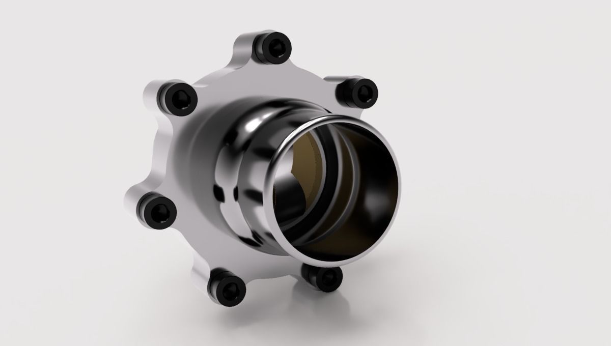 Car Thermostat With Inline Body 3D model CGTrader