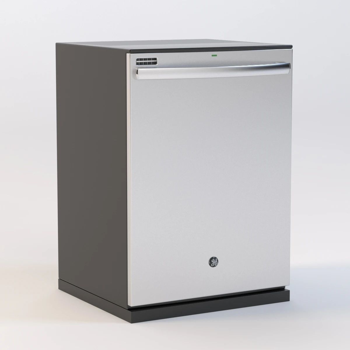 GE Integrated Dishwasher with Hidden Controls 3D model CGTrader