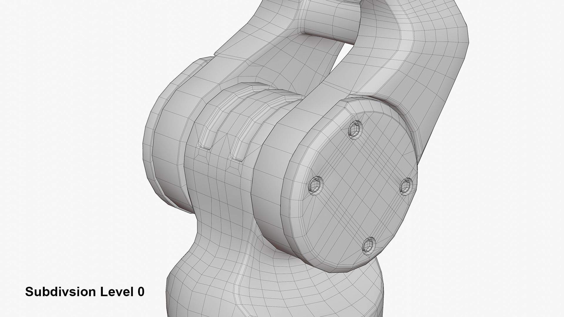 Robotic Arm 3D model rigged CGTrader