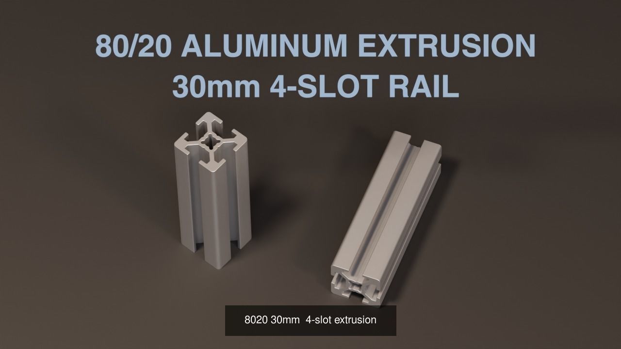 8020 Metric Aluminum Extrusions 3D Model Collection CGTrader
