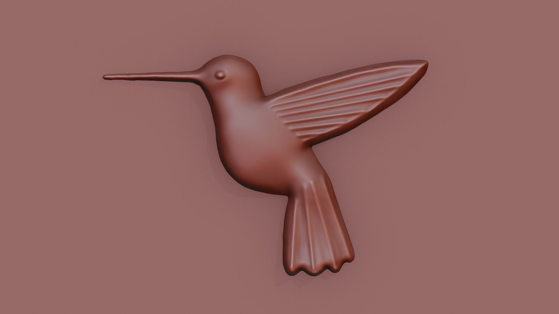 Hummingbird Art CNC 3D model 3D printable | CGTrader