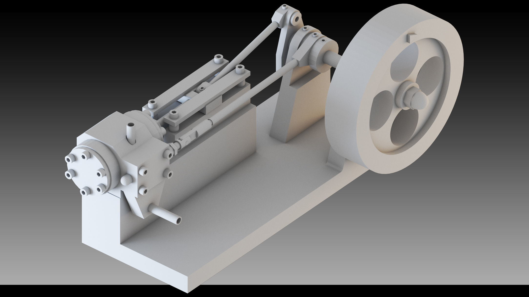 3D model 20- Steampunk Engines- High detail 3d models VR / AR / low ...