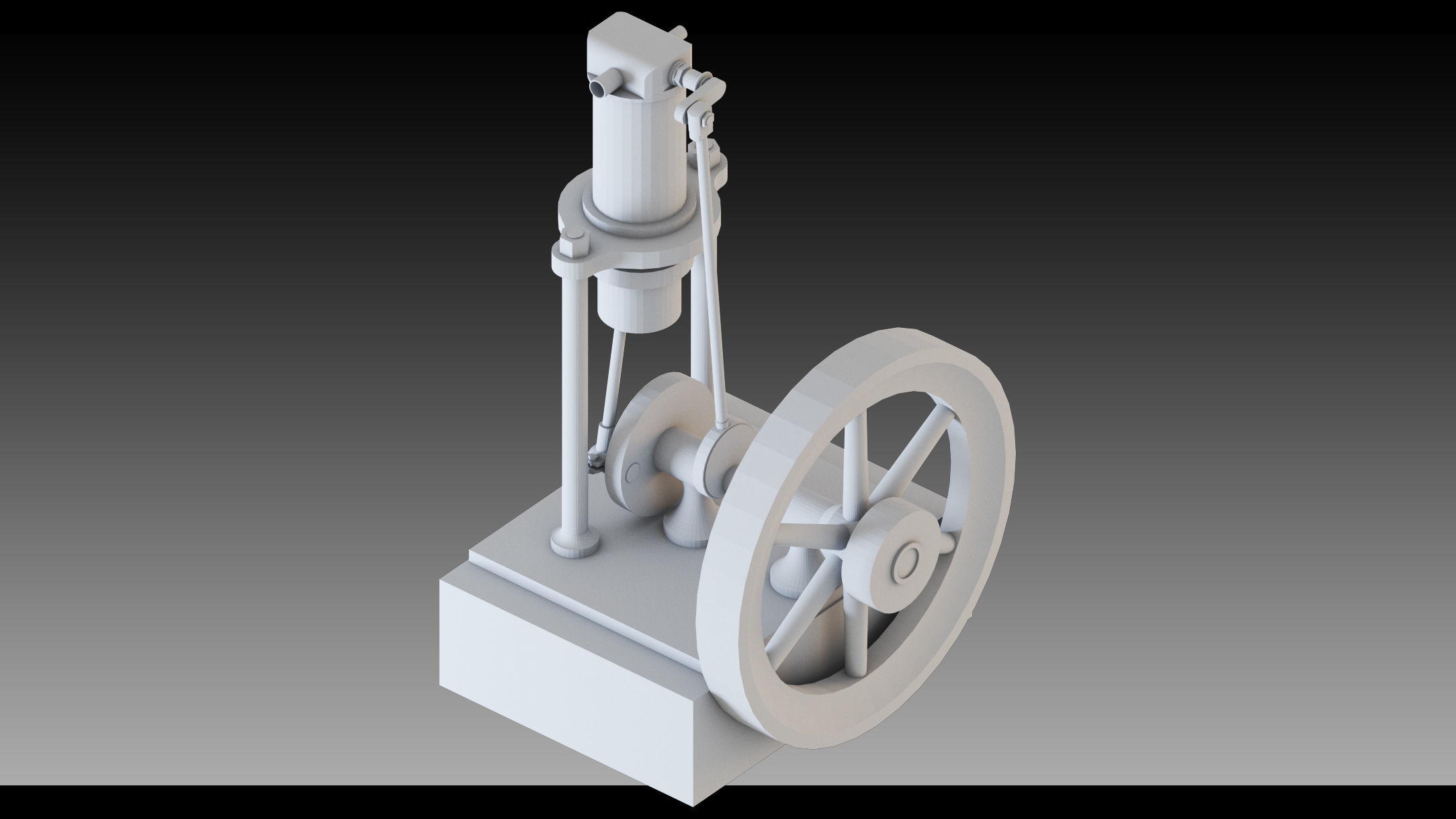 3D model 20- Steampunk Engines- High detail 3d models VR / AR / low ...