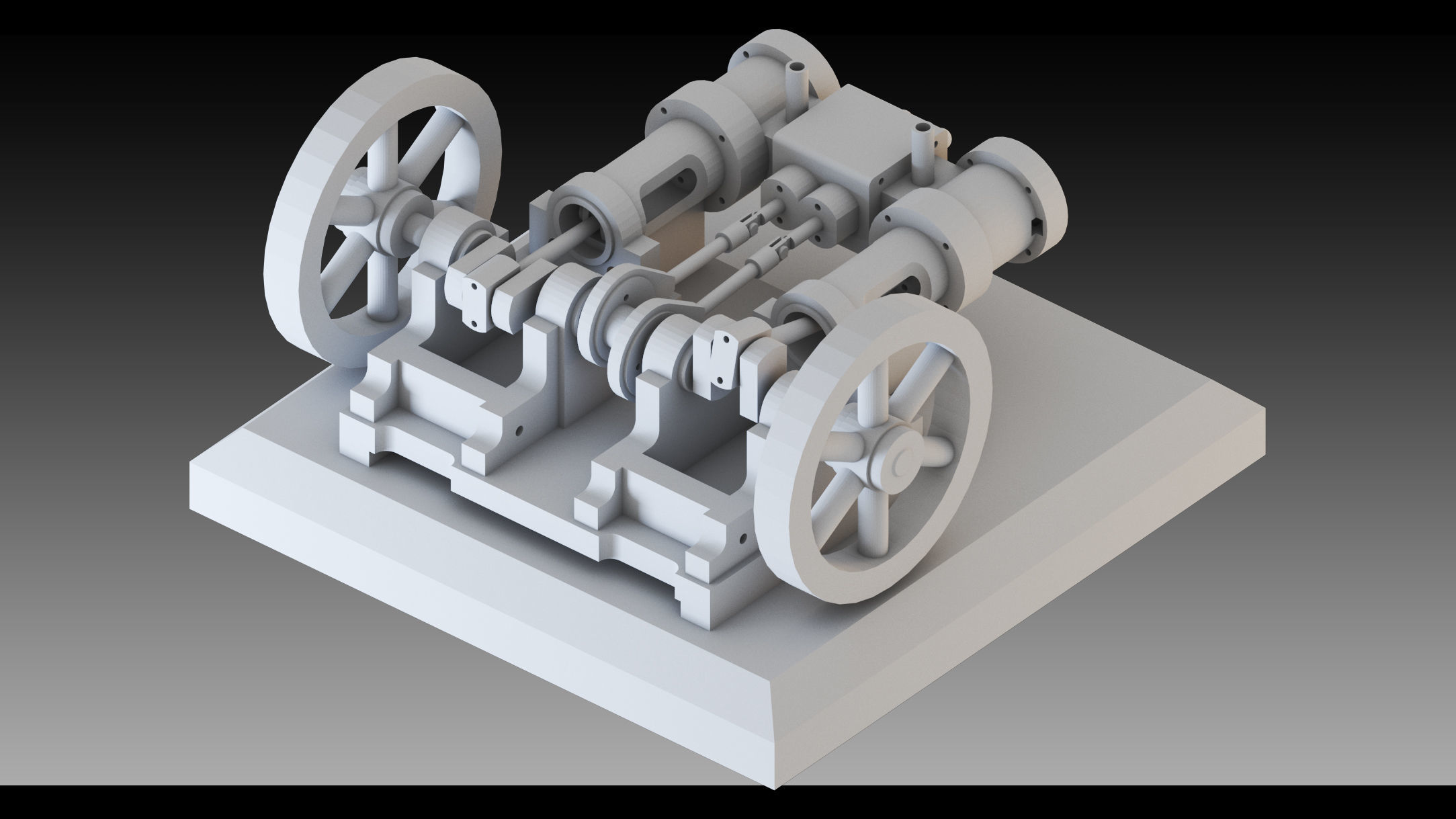 3D model 20- Steampunk Engines- High detail 3d models VR / AR / low ...