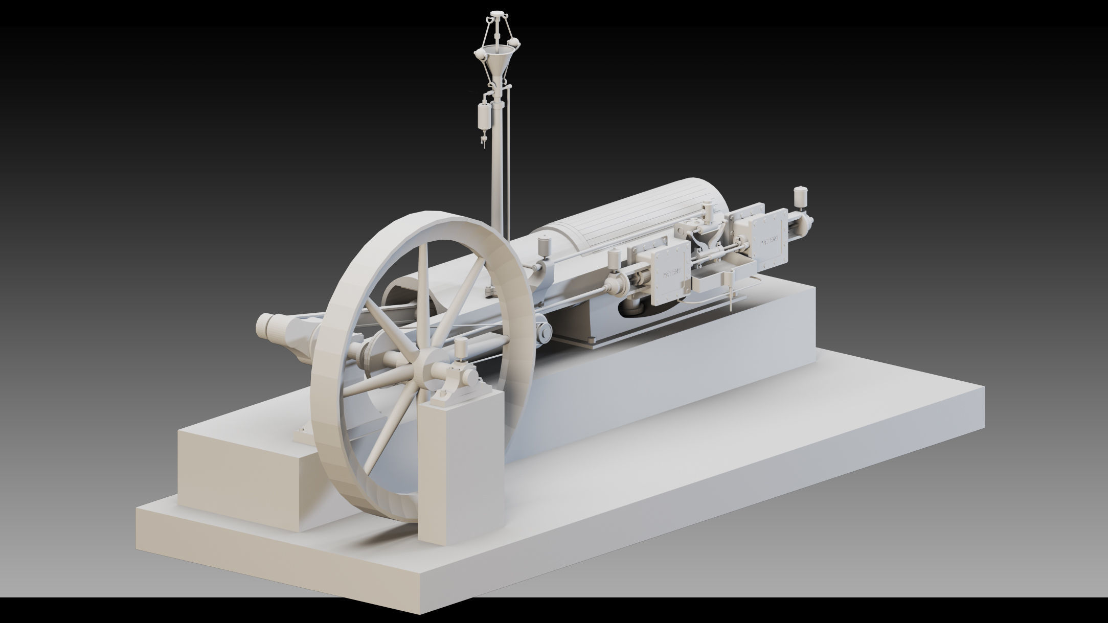 Steam Engine 12 3D model 12 Steam Engines- Vol 02- High detail 3d models VR / AR / low ...