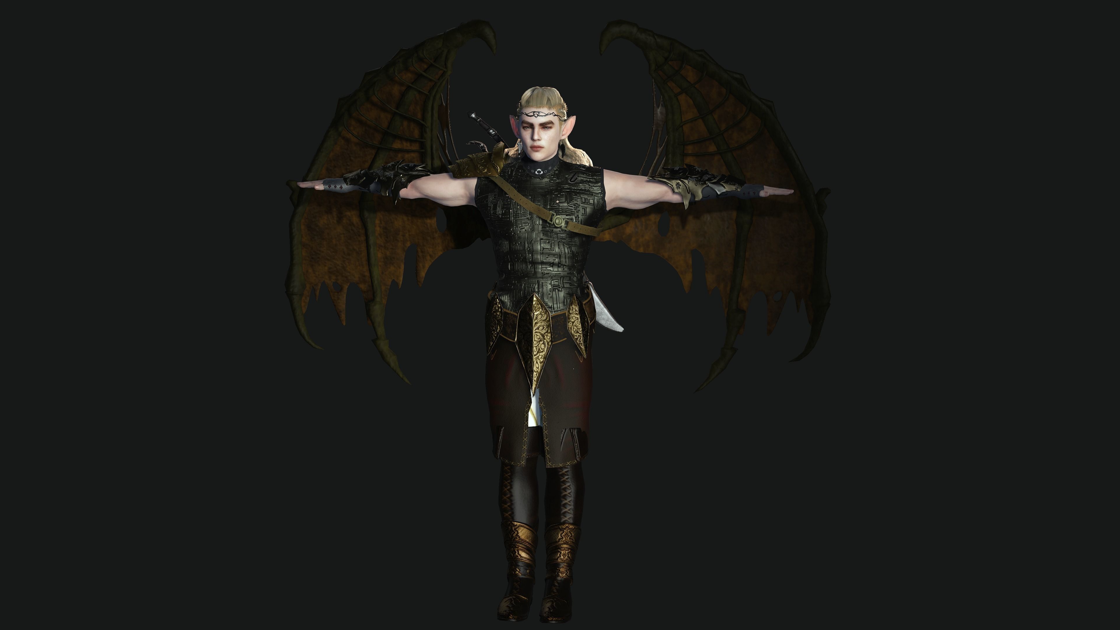 3D model AAA 3D FANTASY MALE CHARACTER - THE WARRIOR ELF or KNIGHT ELF ...