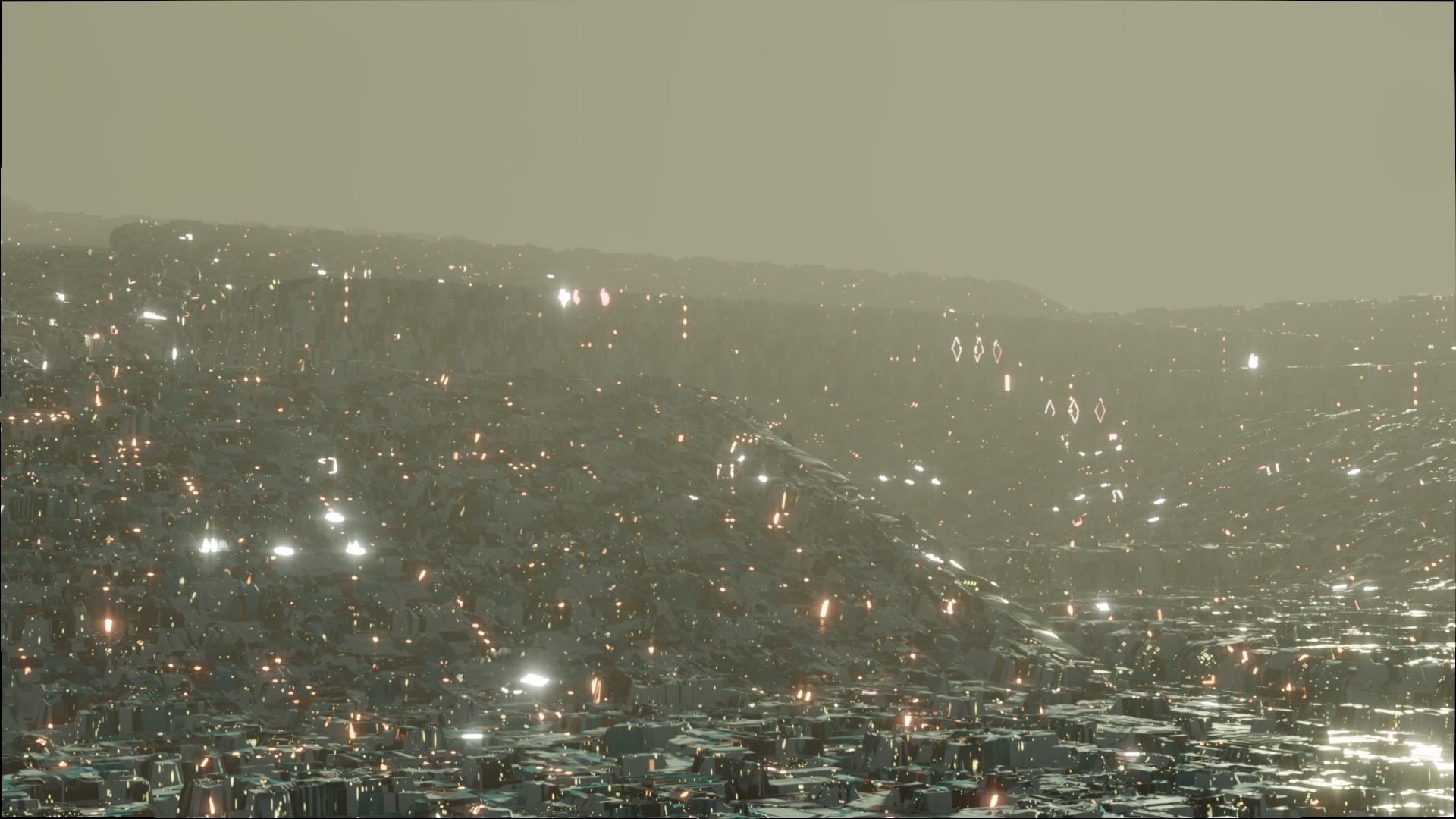 Sci Fi Terrain 1a 3D model | CGTrader
