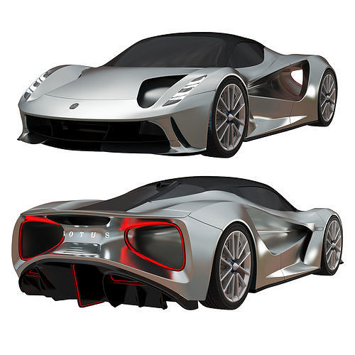 3D model Lotus Evija 2020 VR / AR / lowpoly CGTrader