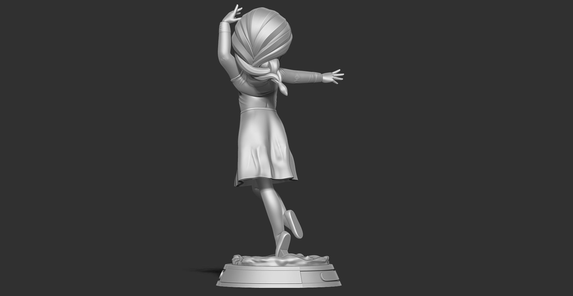Young Elsa 3D model 3D printable | CGTrader
