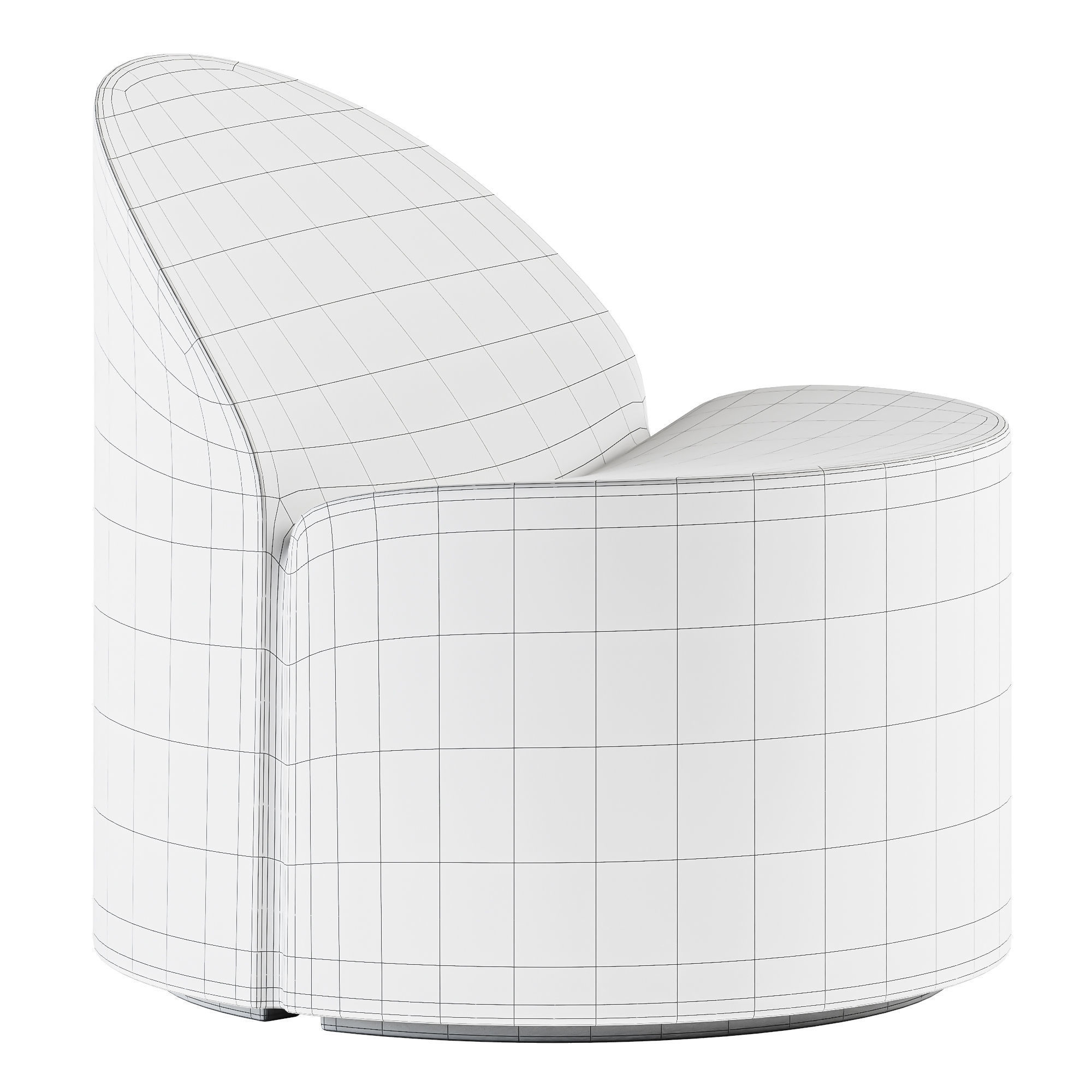 Bloom outdoor lounge chair by Banne 3D model CGTrader