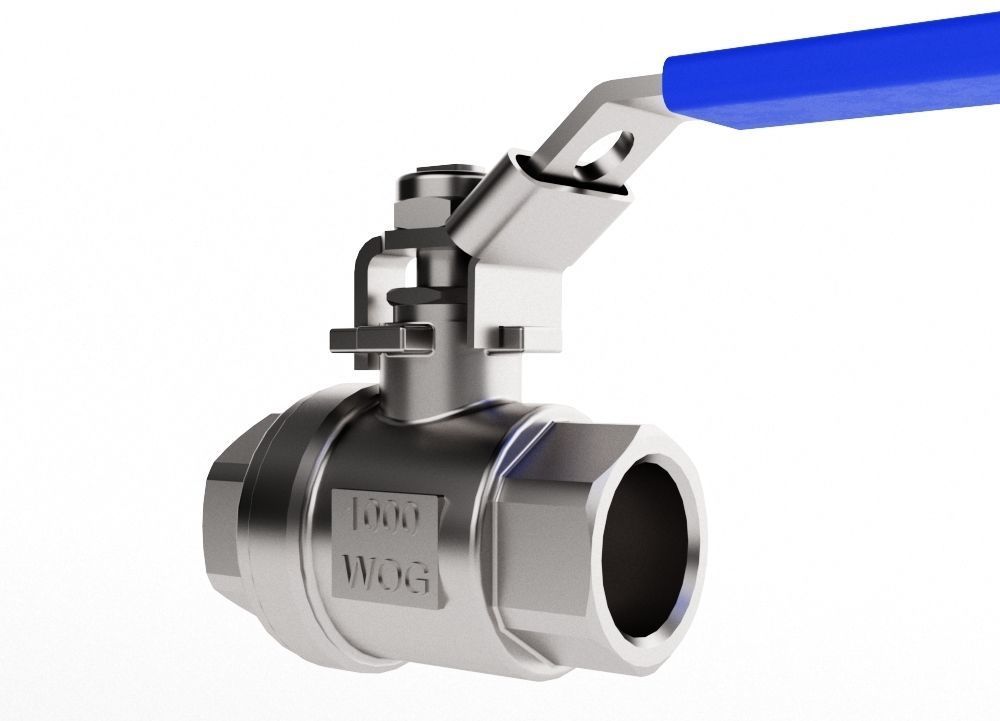 Ball Valve 3D model CGTrader