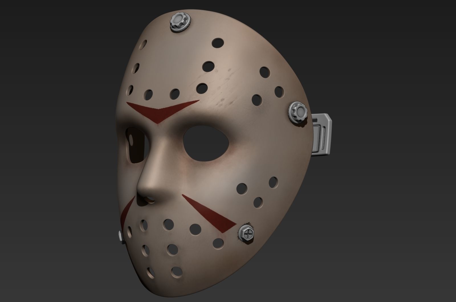 jason voorhees life scale Hockey mask printable high model 3D model 3D ...