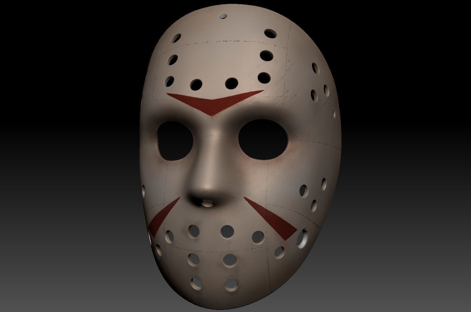 jason voorhees life scale Hockey mask printable high model 3D model 3D ...