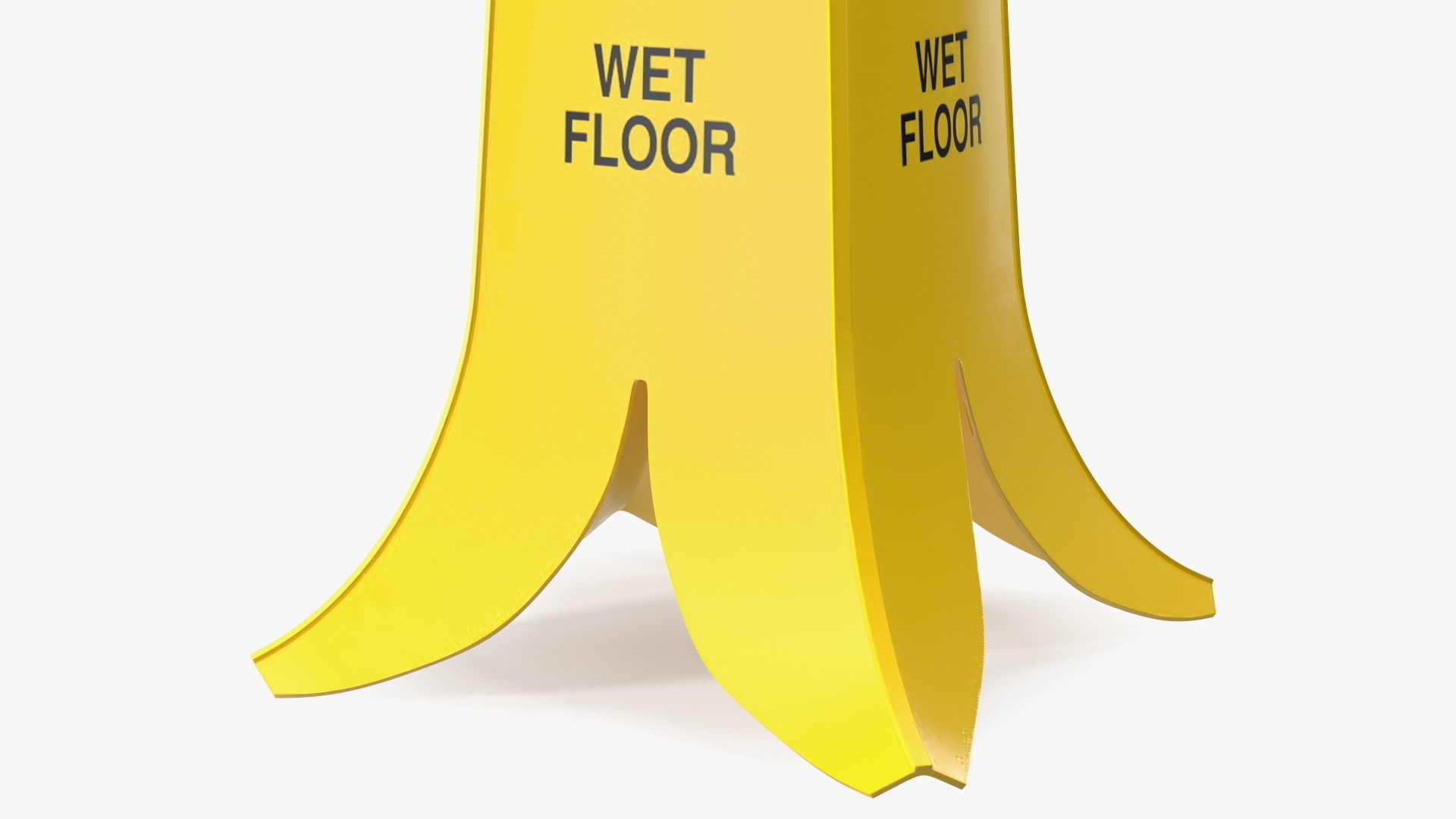 IMPB1001 Banana Wet Floor Cones - Safety Warning Signs