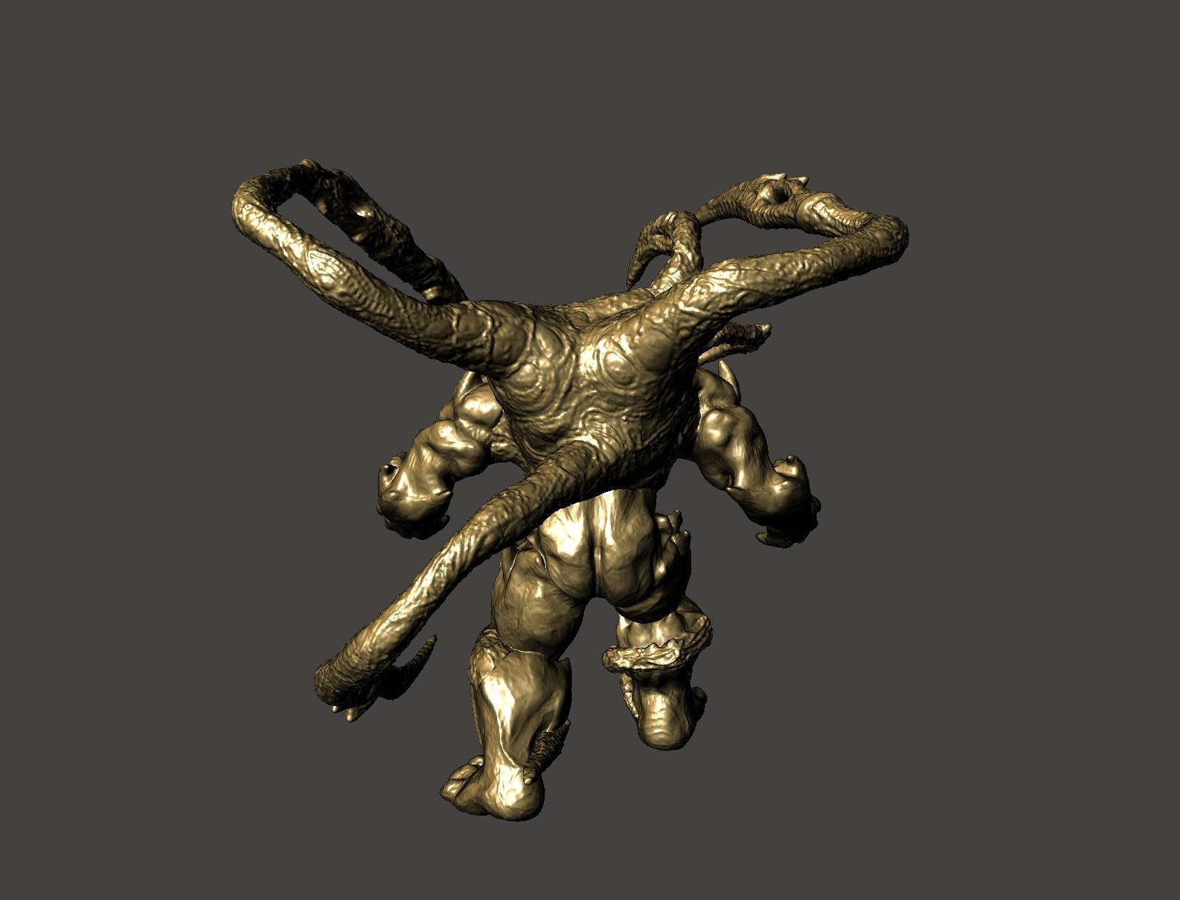 Lambent Berserker Gears of War 3 ultra detailed highpoly STL 3D