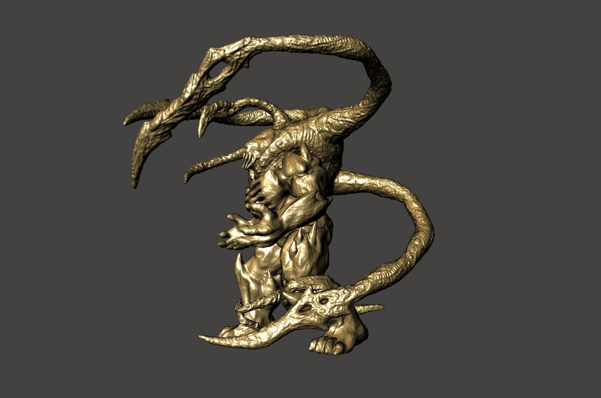 Lambent Berserker Gears of War 3 ultra detailed highpoly STL 3D