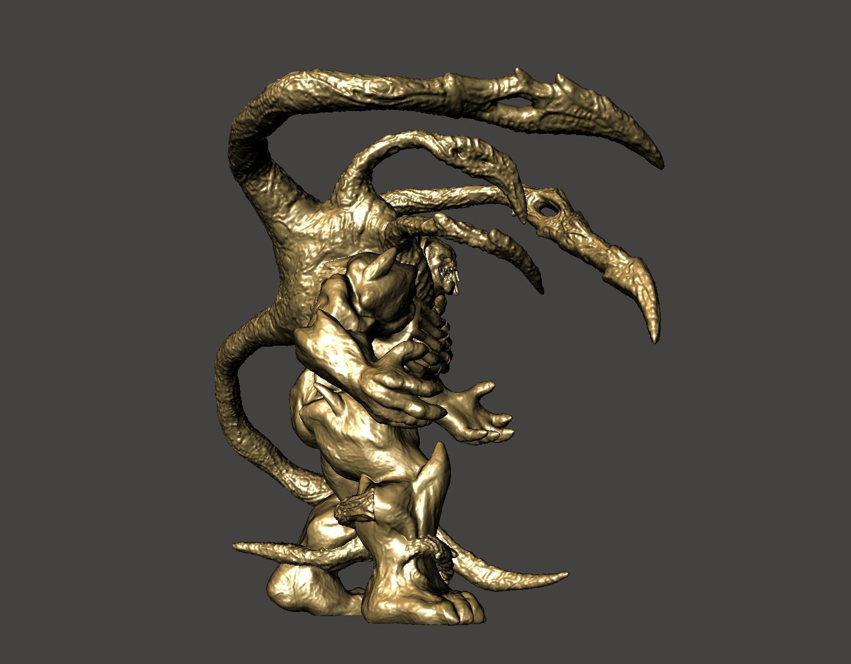 Lambent Berserker Gears of War 3 ultra detailed highpoly STL 3D