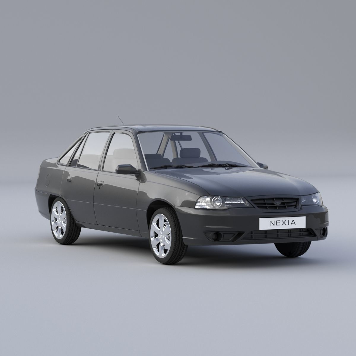 daewoo nexia car model 3D model | CGTrader