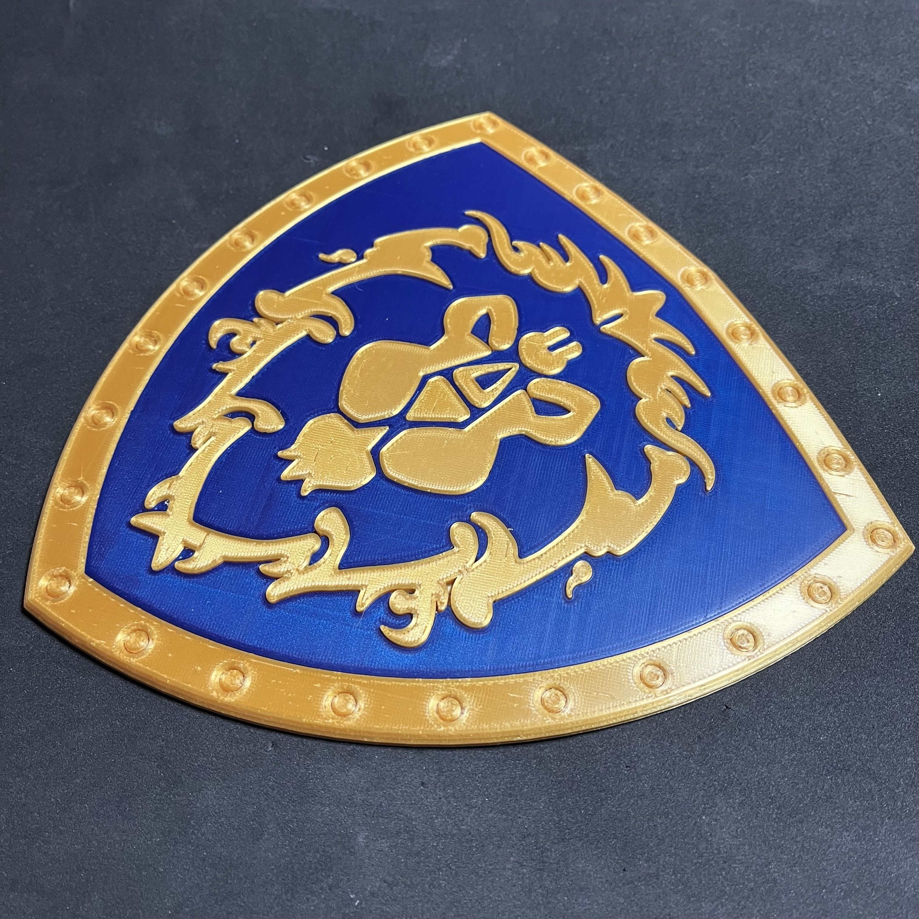 WoW Shield of the Alliance Wall Plaque 3D model 3D printable | CGTrader