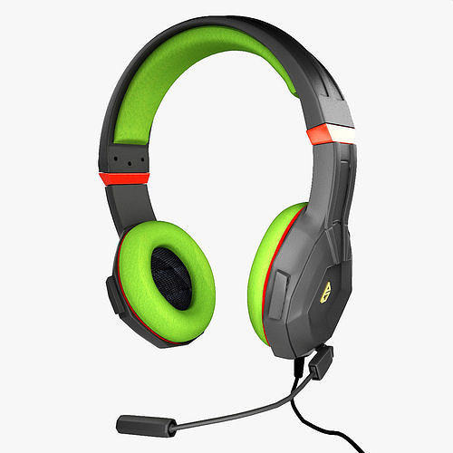 Headphone gaming headset 3D model CGTrader