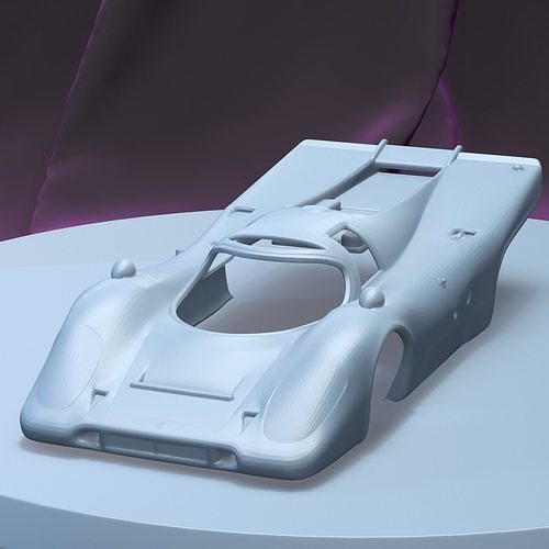 PORSCHE 917 LE MANS PRINTABLE CAR BODY 3D model 3D printable | CGTrader