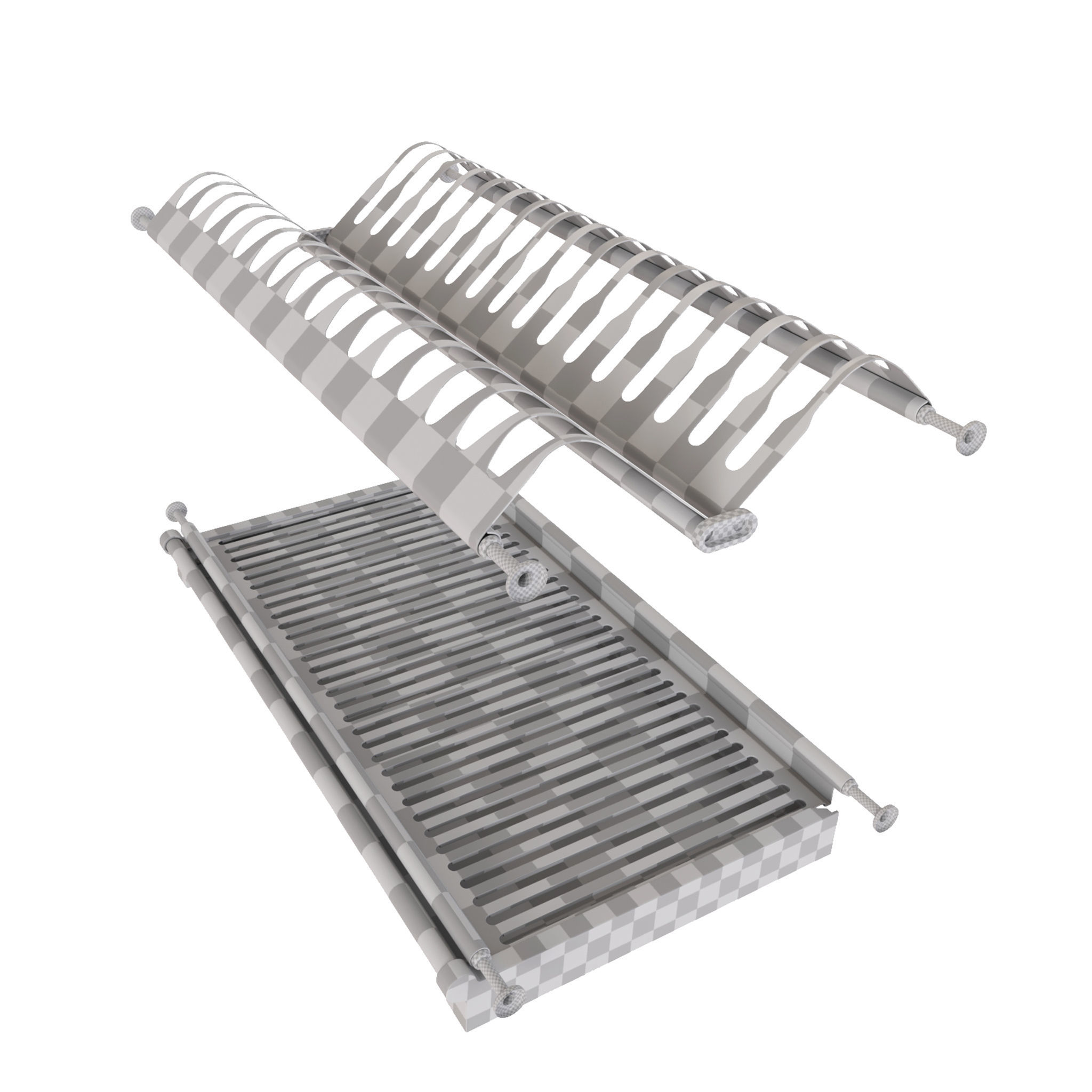 E007 304 Excel Dish Rack 3D model CGTrader