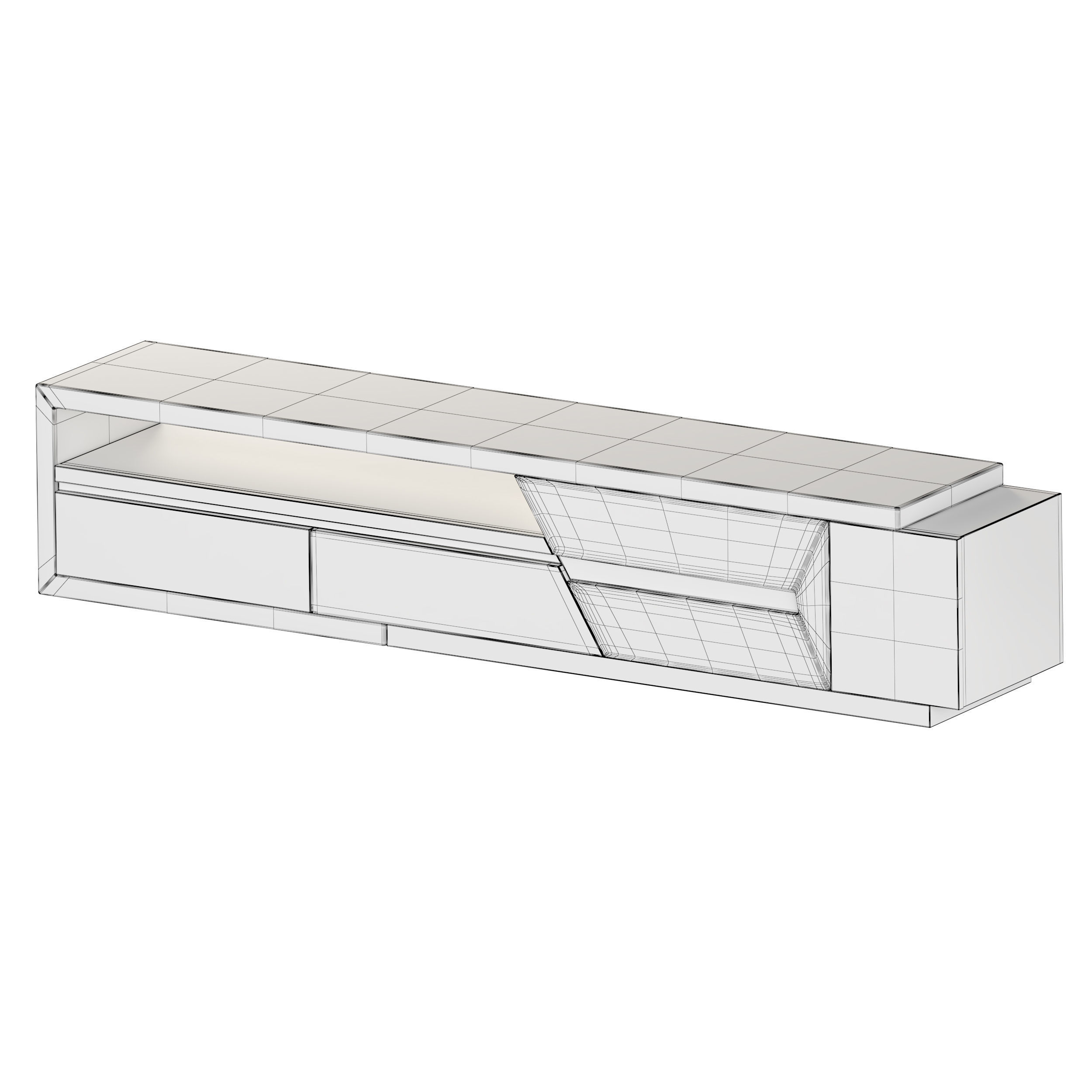 Modern Expandable Living Room Set 3D model | CGTrader - Expandable Living Room Design Concepts