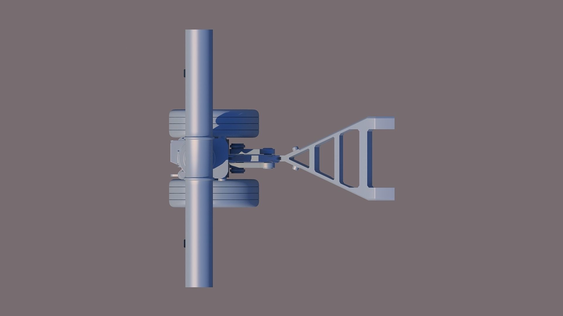 Landing gear Chassis 3D model CGTrader