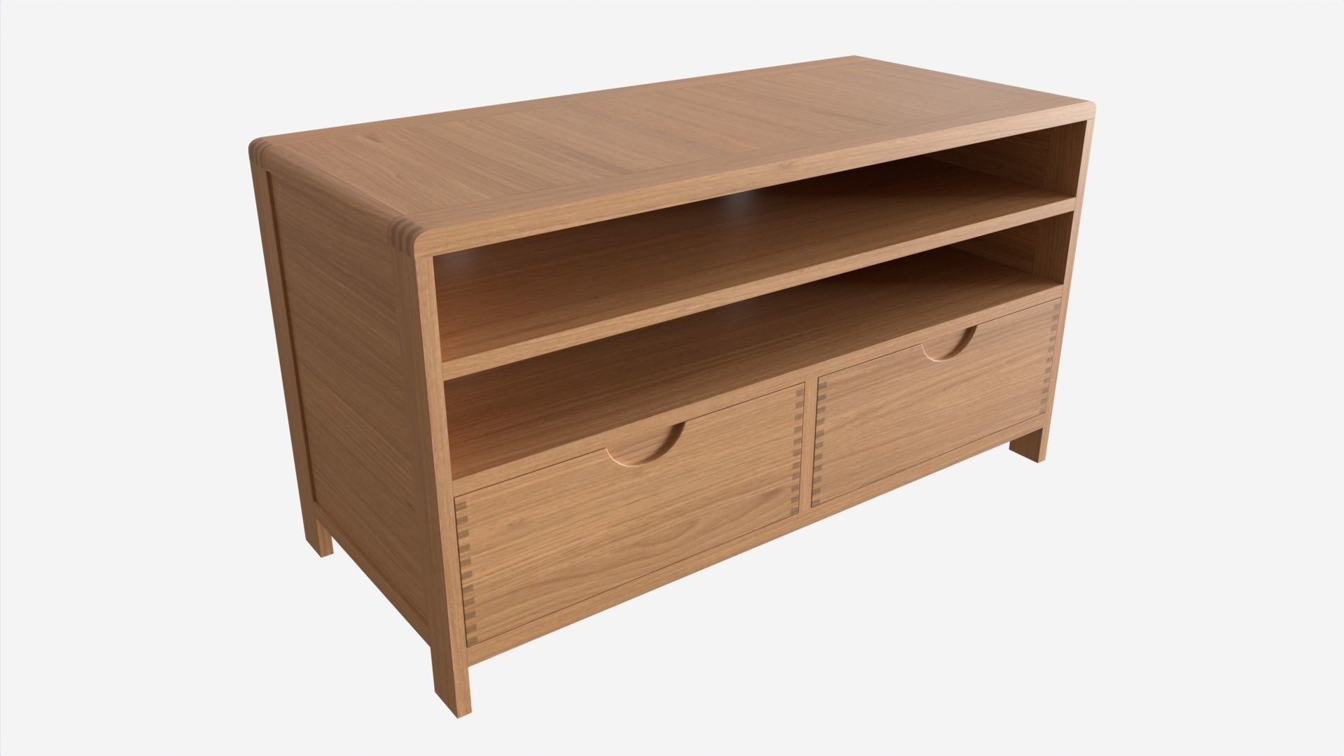 TV Unit Ercol Bosco 3D model CGTrader