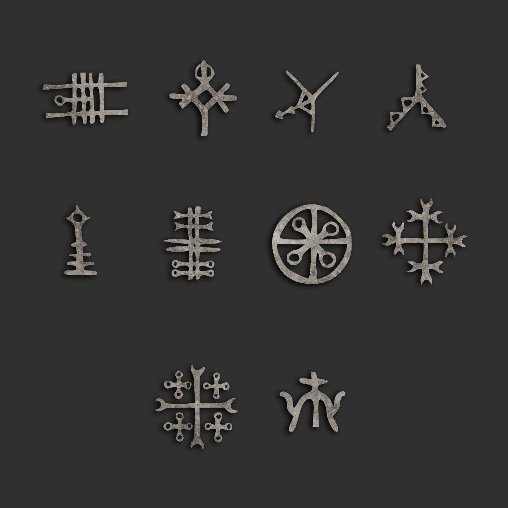 3D model 110 Runes Alpha 8K Vol 1 VR / AR / low-poly | CGTrader