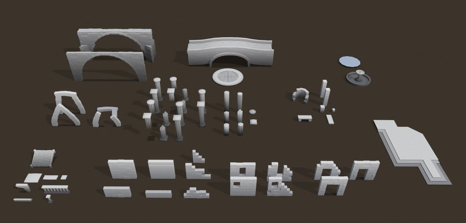 3D Model Collection Assets pack VR / AR / low-poly | CGTrader