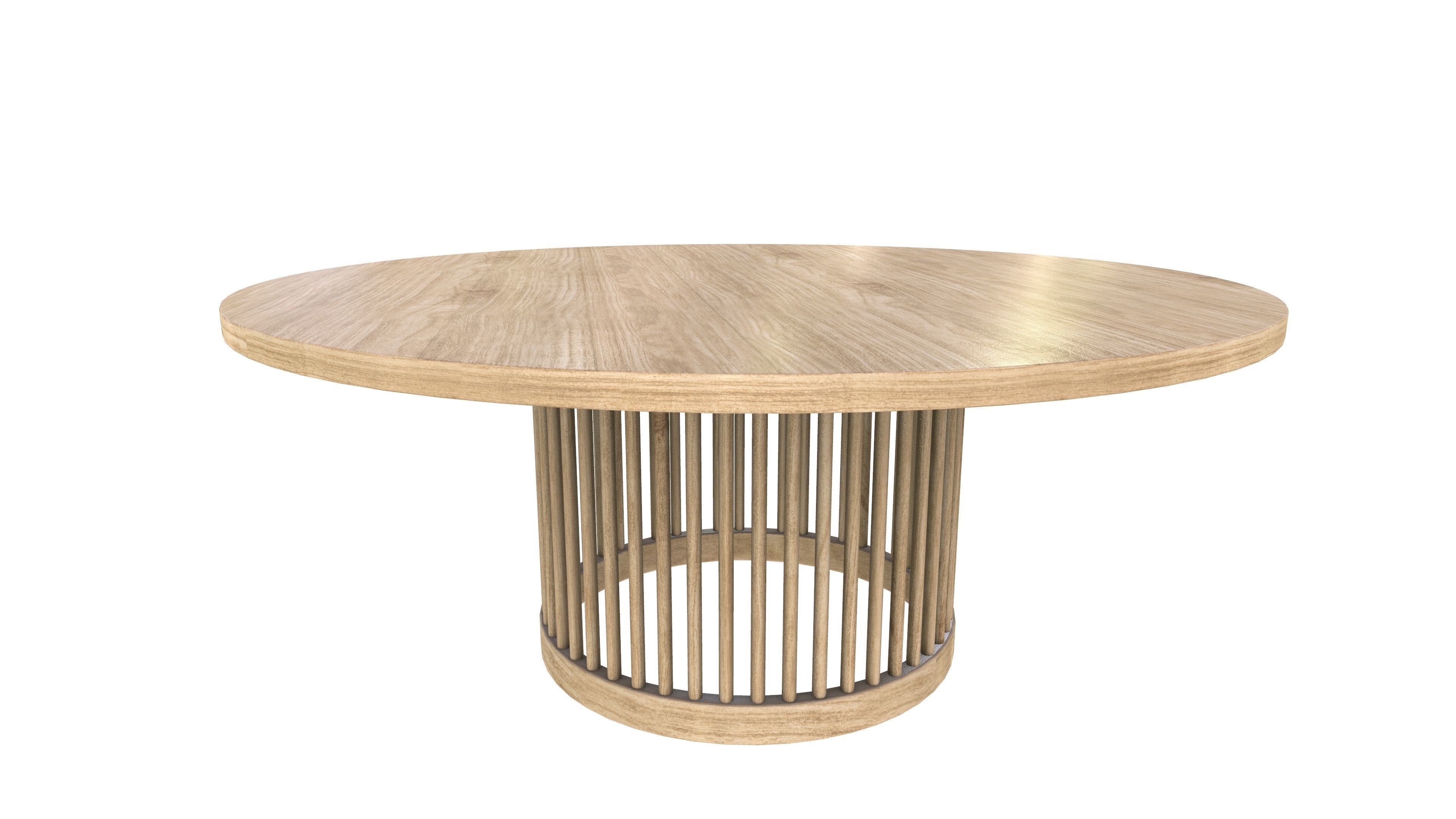 3D model Round Table Round Table V3 3D Model VR AR PBR VR / AR / low ...