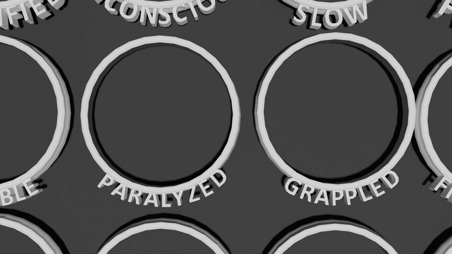 Printable DnD Condition Rings 3D Model 3D Printable CGTrader Printable DnD Condition Rings 3D Model 3D Printable CGTrader