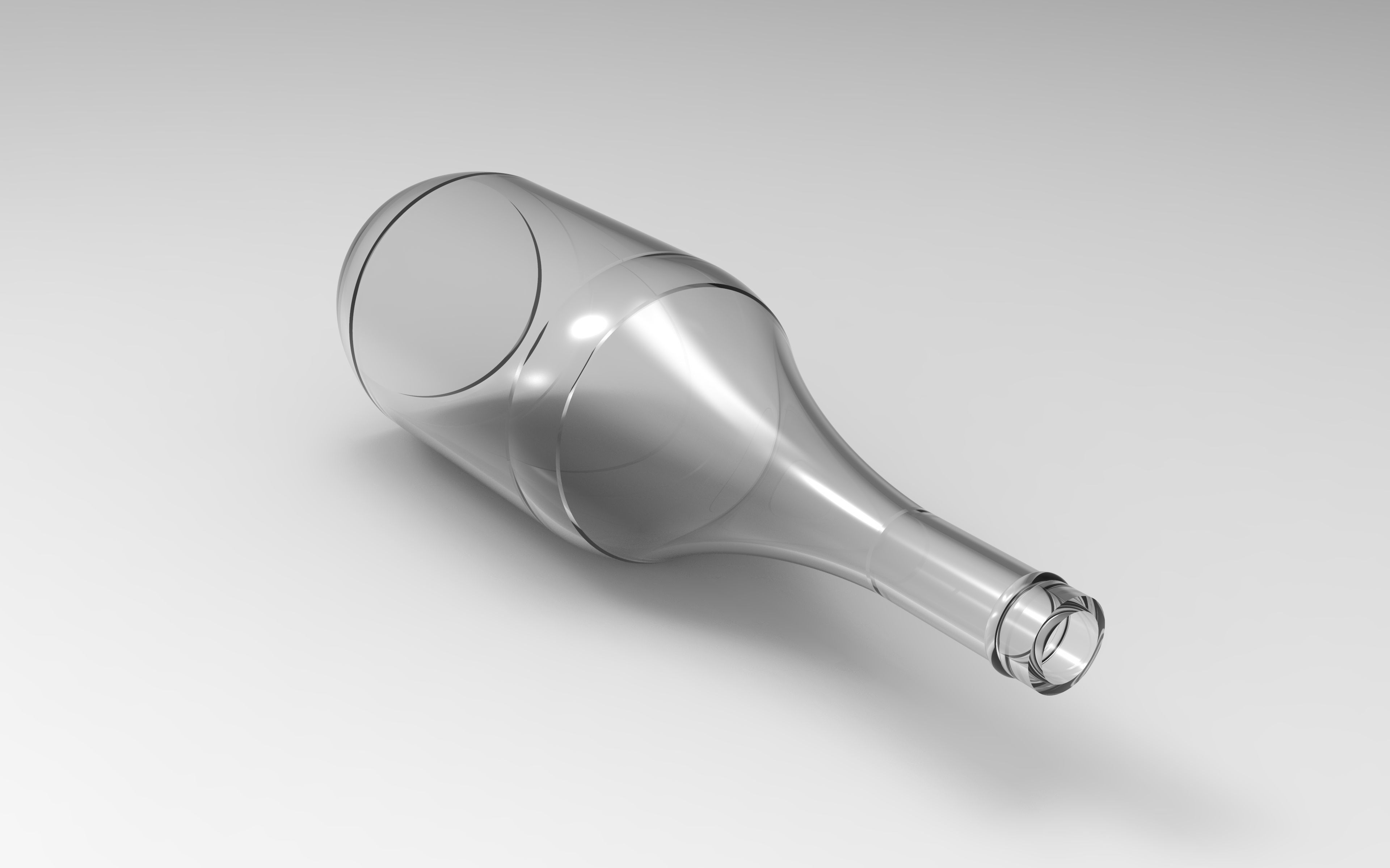 3D model DIFFERENT TYPES OF GLASS BOTTLES VR / AR / lowpoly CGTrader