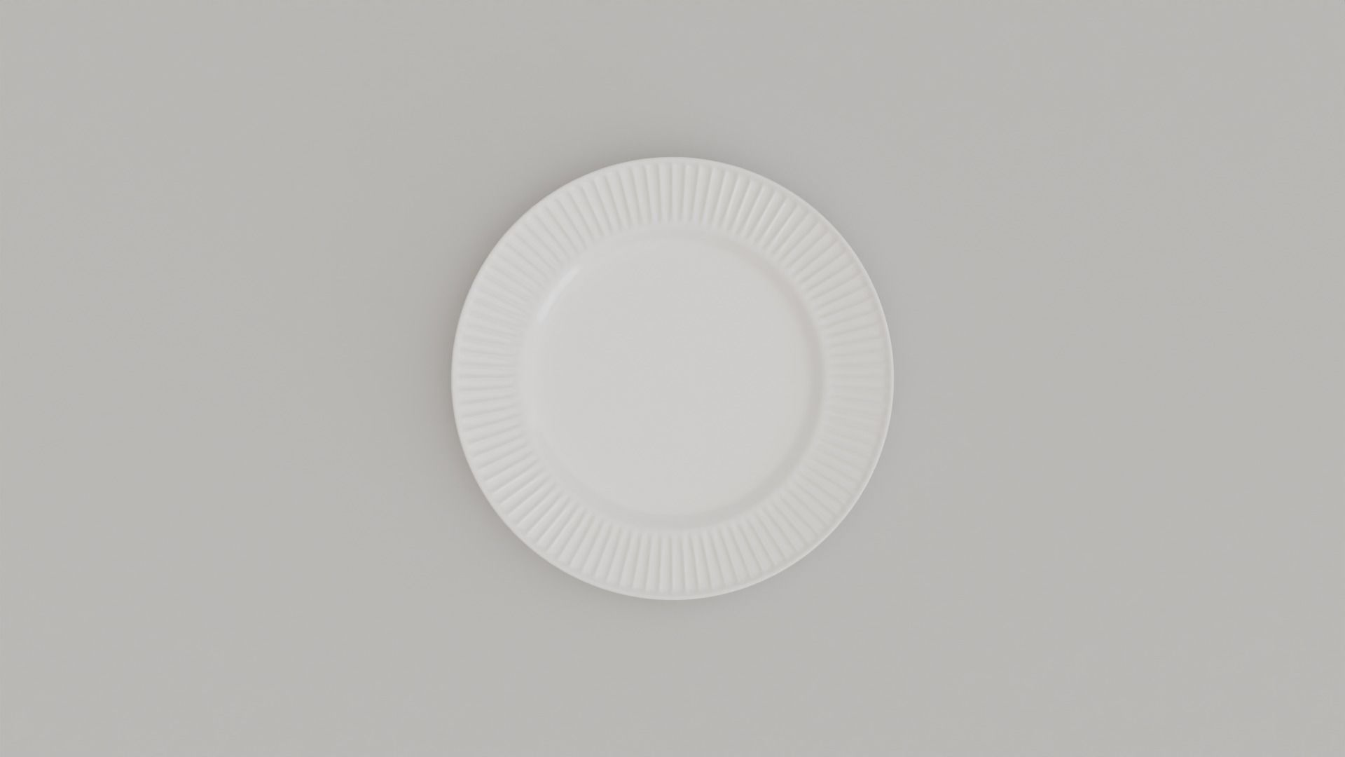 3D model Ridges Cake Plate VR / AR / low-poly | CGTrader