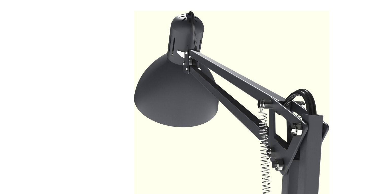 Ikea Tertial Lamp 3D model CGTrader