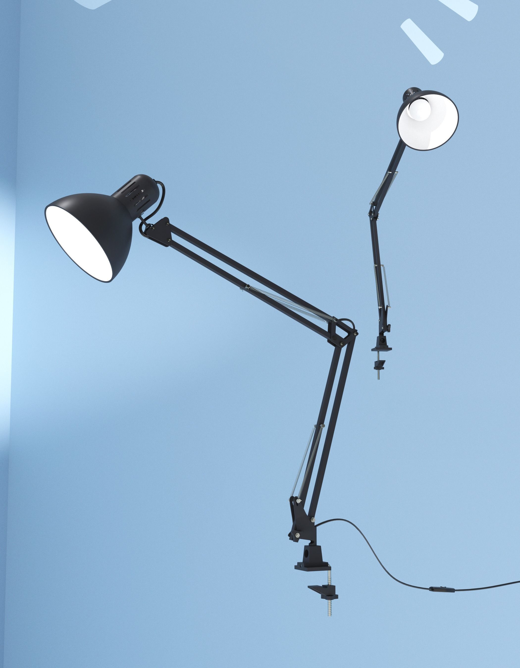 Ikea Tertial Lamp 3D model CGTrader
