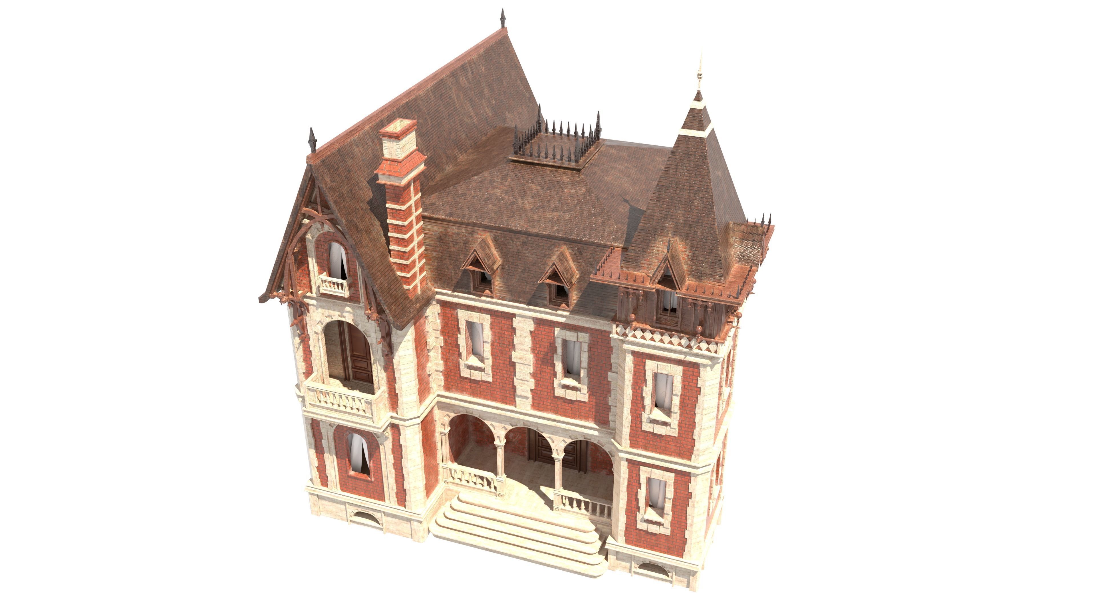 Victorian House Asset Bundle 3D model | CGTrader