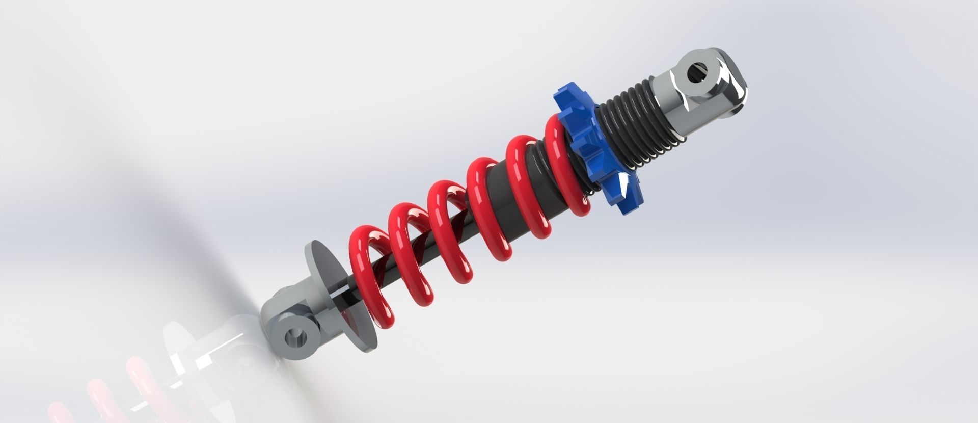 Shock Absorber 3D model animated CGTrader