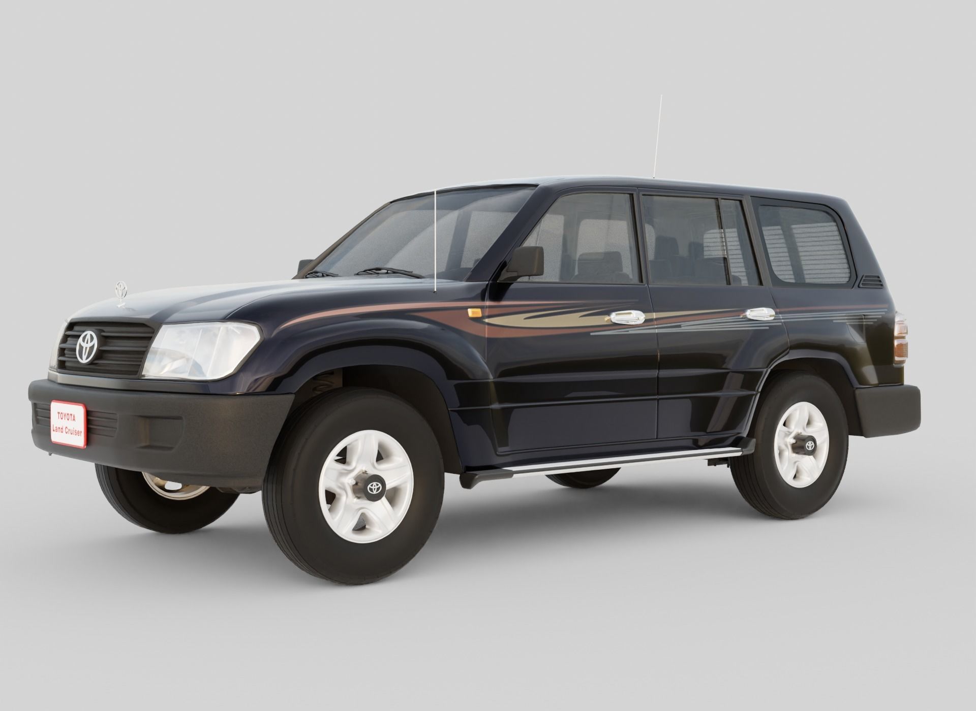 Toyota Landcruiser 100 series 3D model | CGTrader