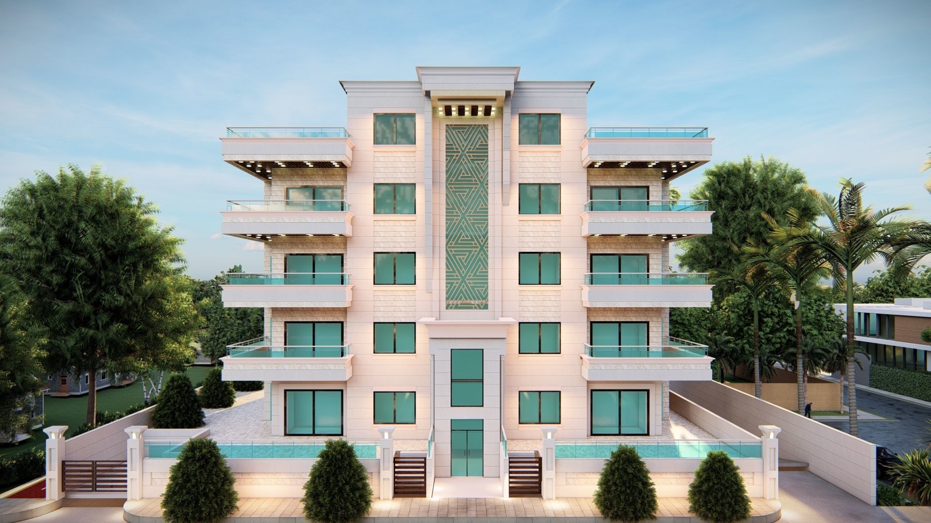 3d architecture apartment building free 3D model | CGTrader