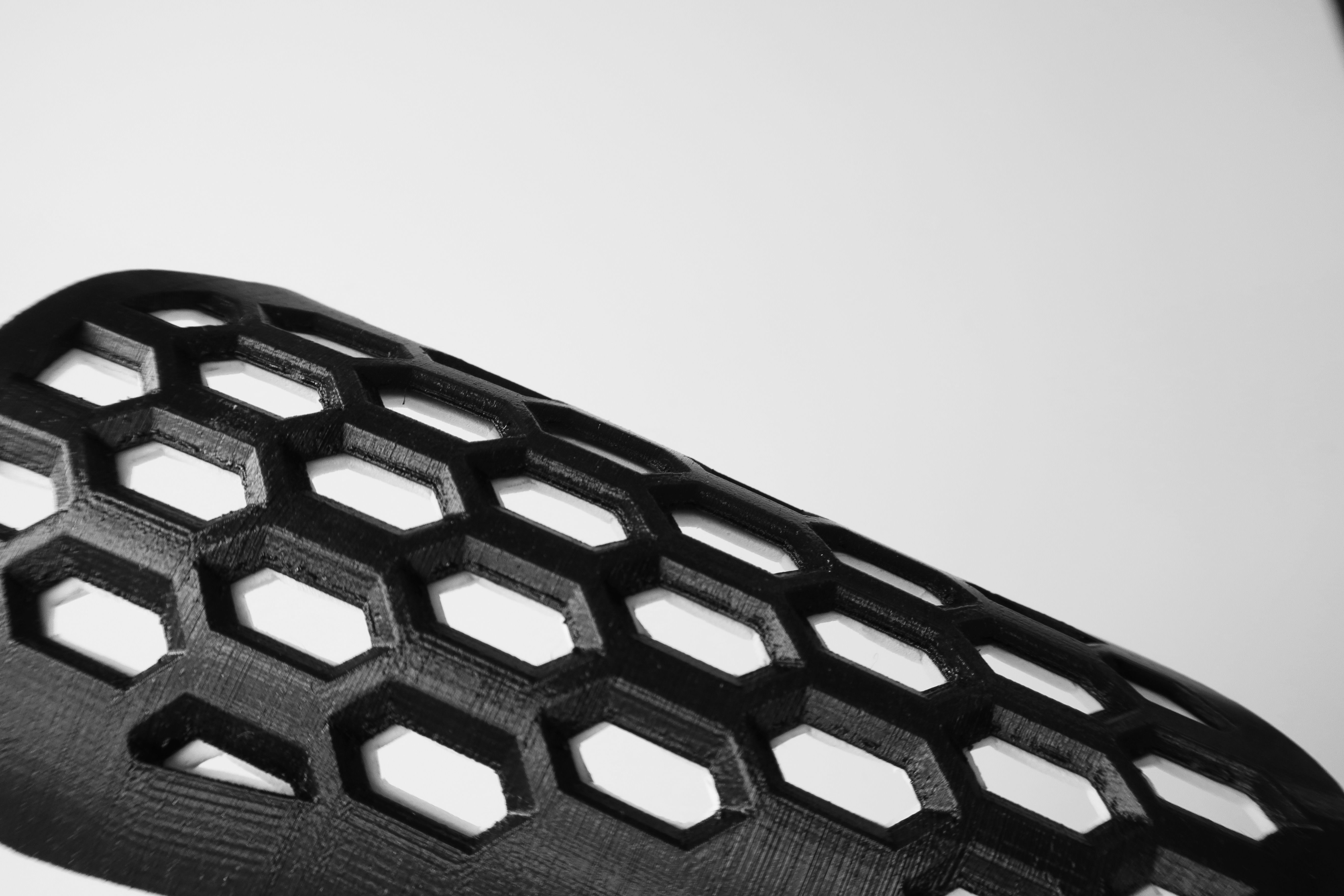 Shinguards for football soccer 3d print model 3D model 3D printable