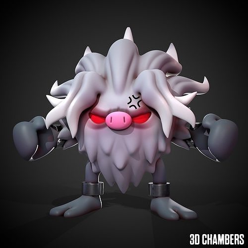 ANNIHILAPE STL POKEMON SCARLET POKEMON VIOLET 3D Model 3D Printable 