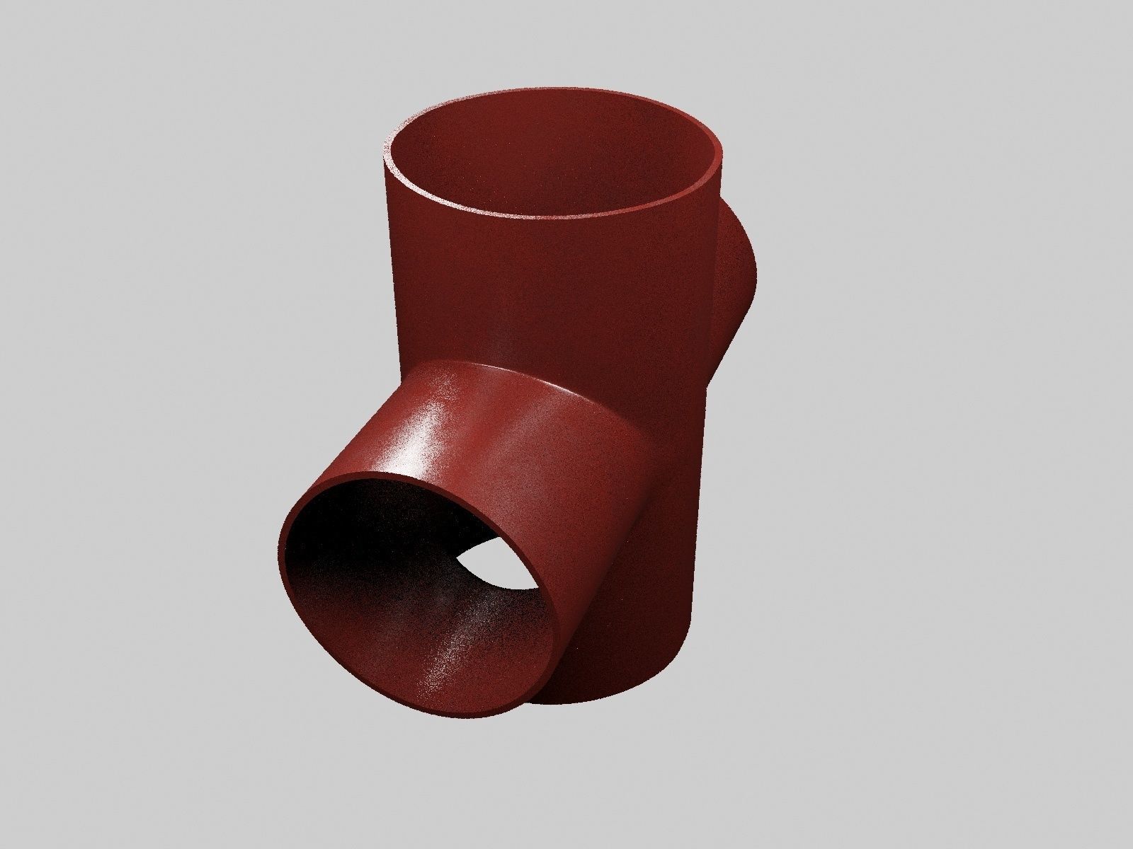 SML cast iron pipes and fittings 3D model CGTrader