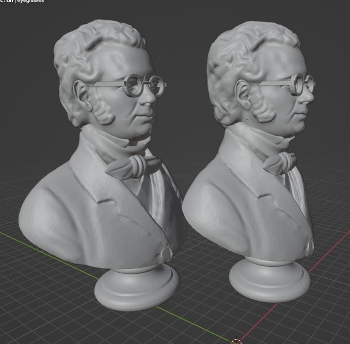 Franz Schubert 3D model 3D printable | CGTrader