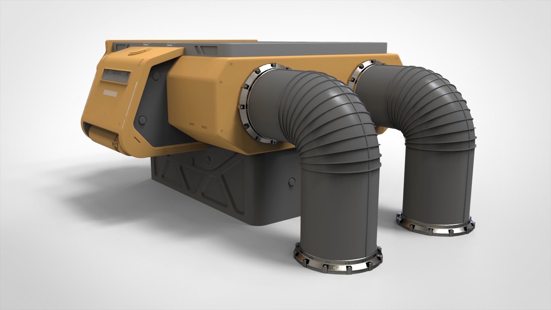sci fi props 5 3D model | CGTrader
