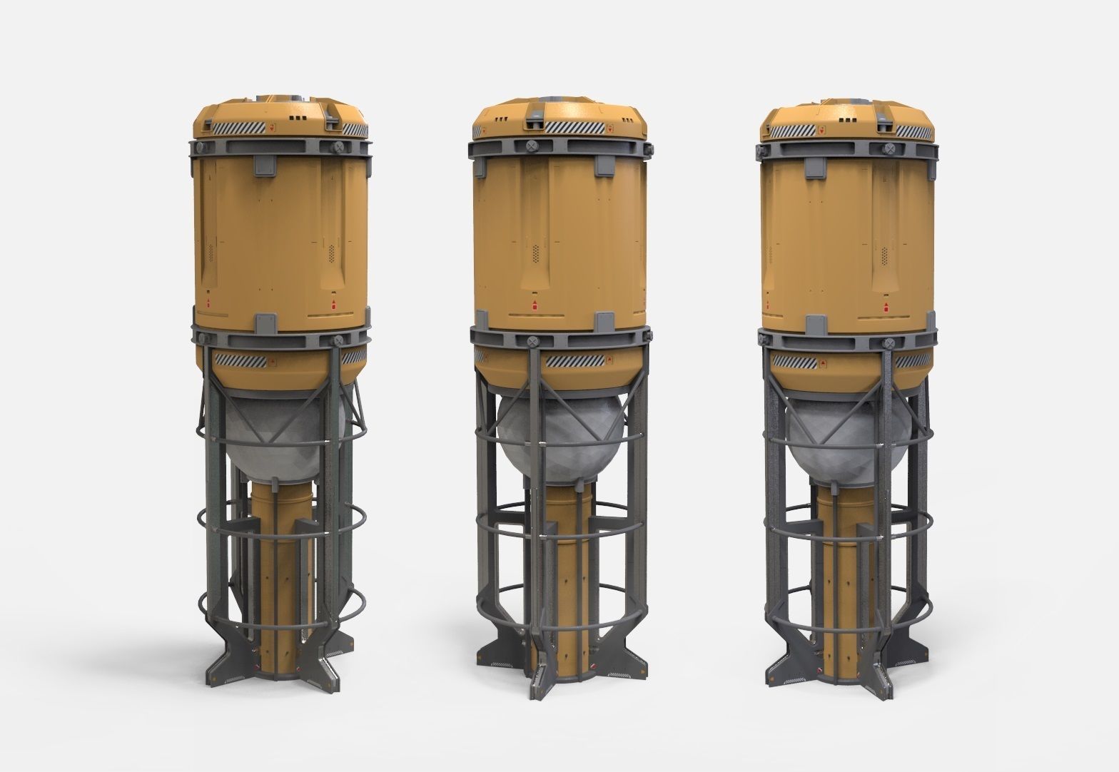 sci fi props 5 3D model | CGTrader