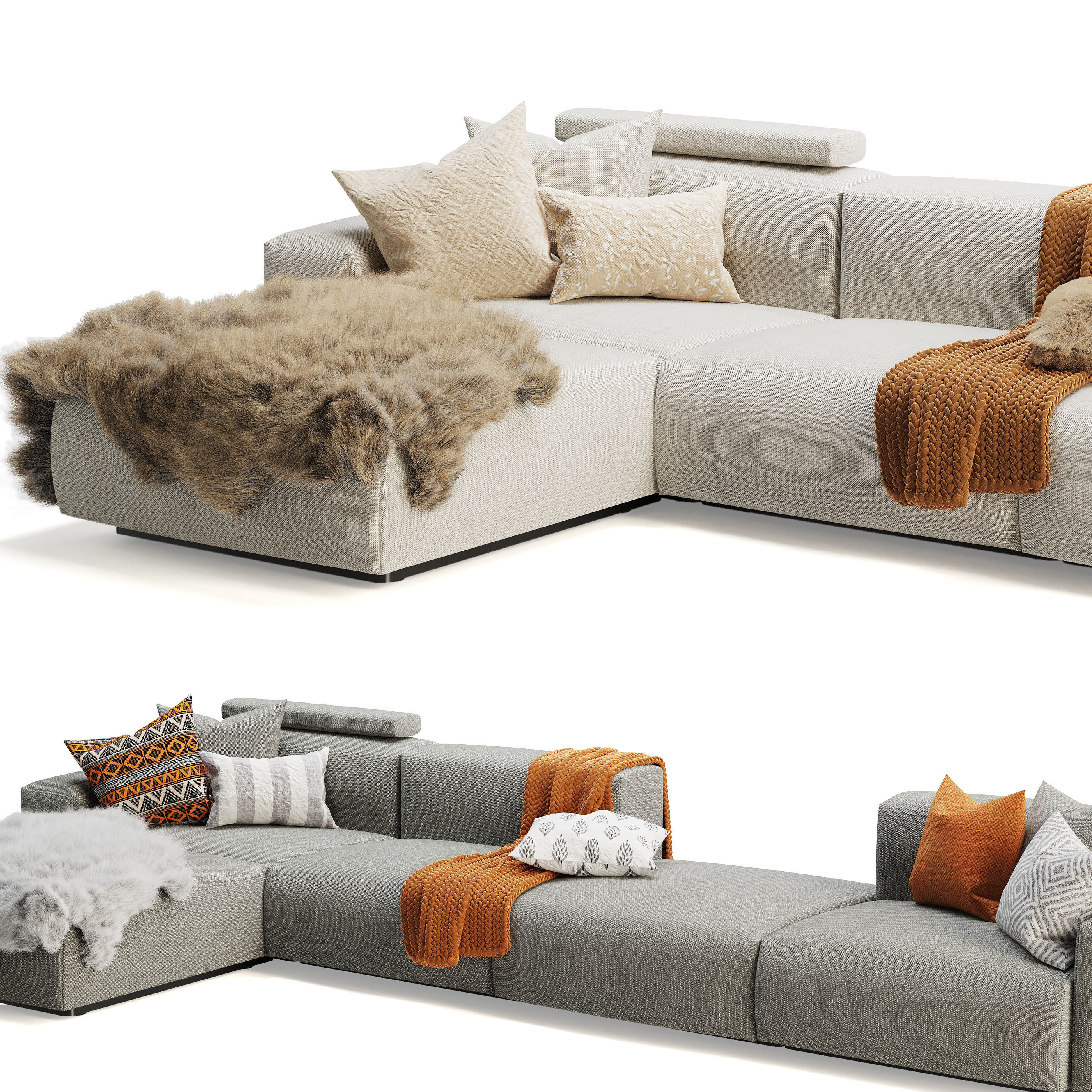 Vitra Soft Modular Sofa Collection CGTrader